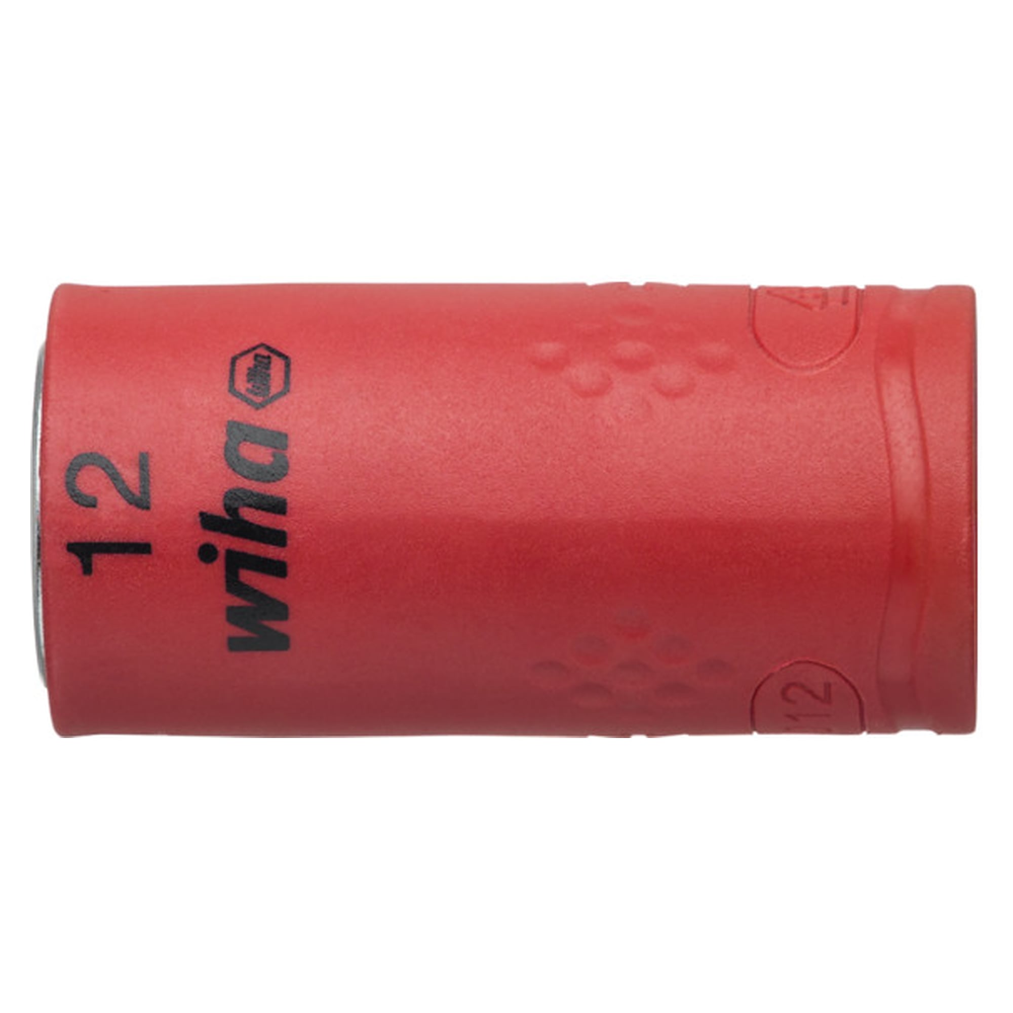 Douille isolée pour clé à douille 3/8" six pans 12,0 mm, certifiée VDE - Wiha 43068