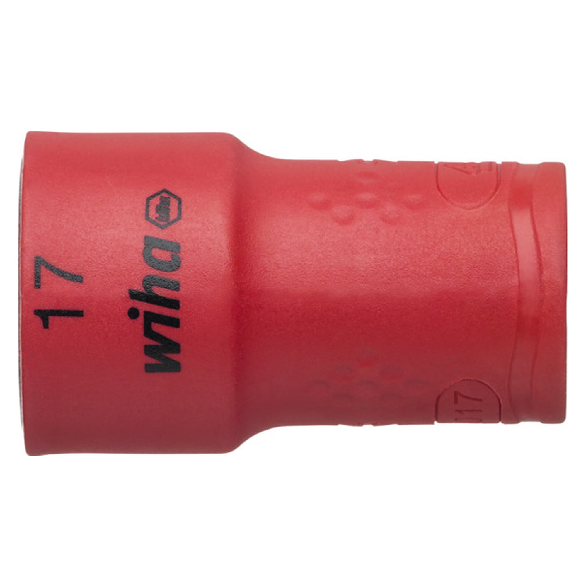 Steckschlüsseleinsatz isoliert 3/8" Außensechskant 17,0 mm, 45 mm - Wiha 43072