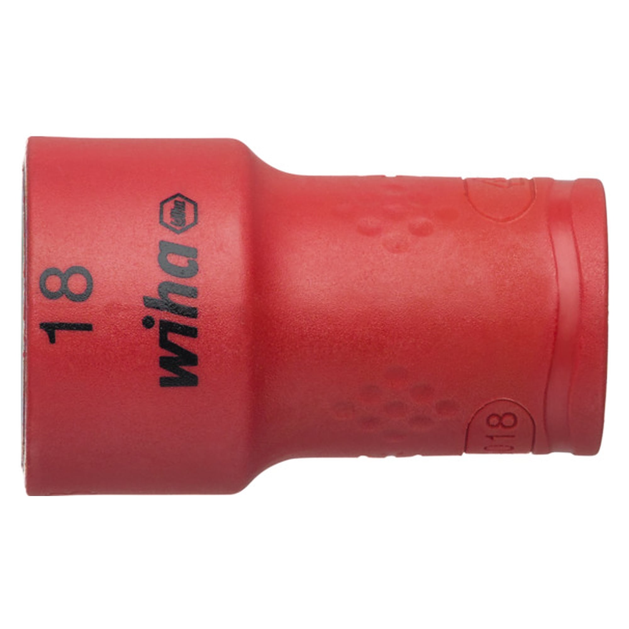 Steckschlüsseleinsatz isoliert 3/8" Außensechskant 18,0 mm, 45 mm - Wiha 43073