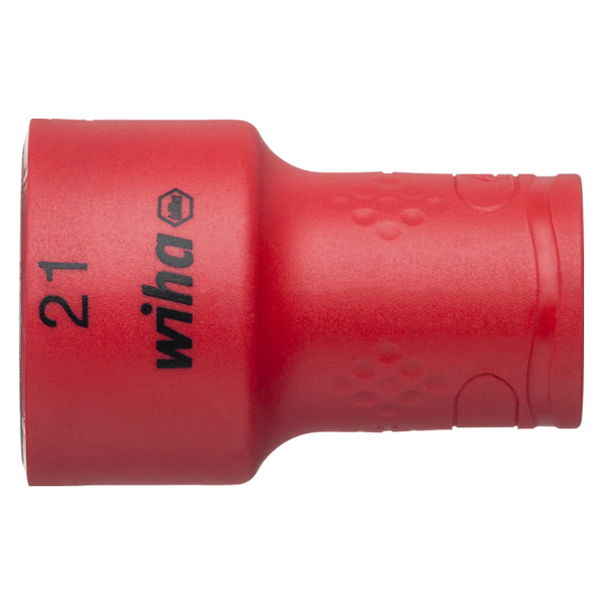 Steckschlüsseleinsatz isoliert 3/8" Außensechskant 21,0 mm, 47 mm - Wiha 43075