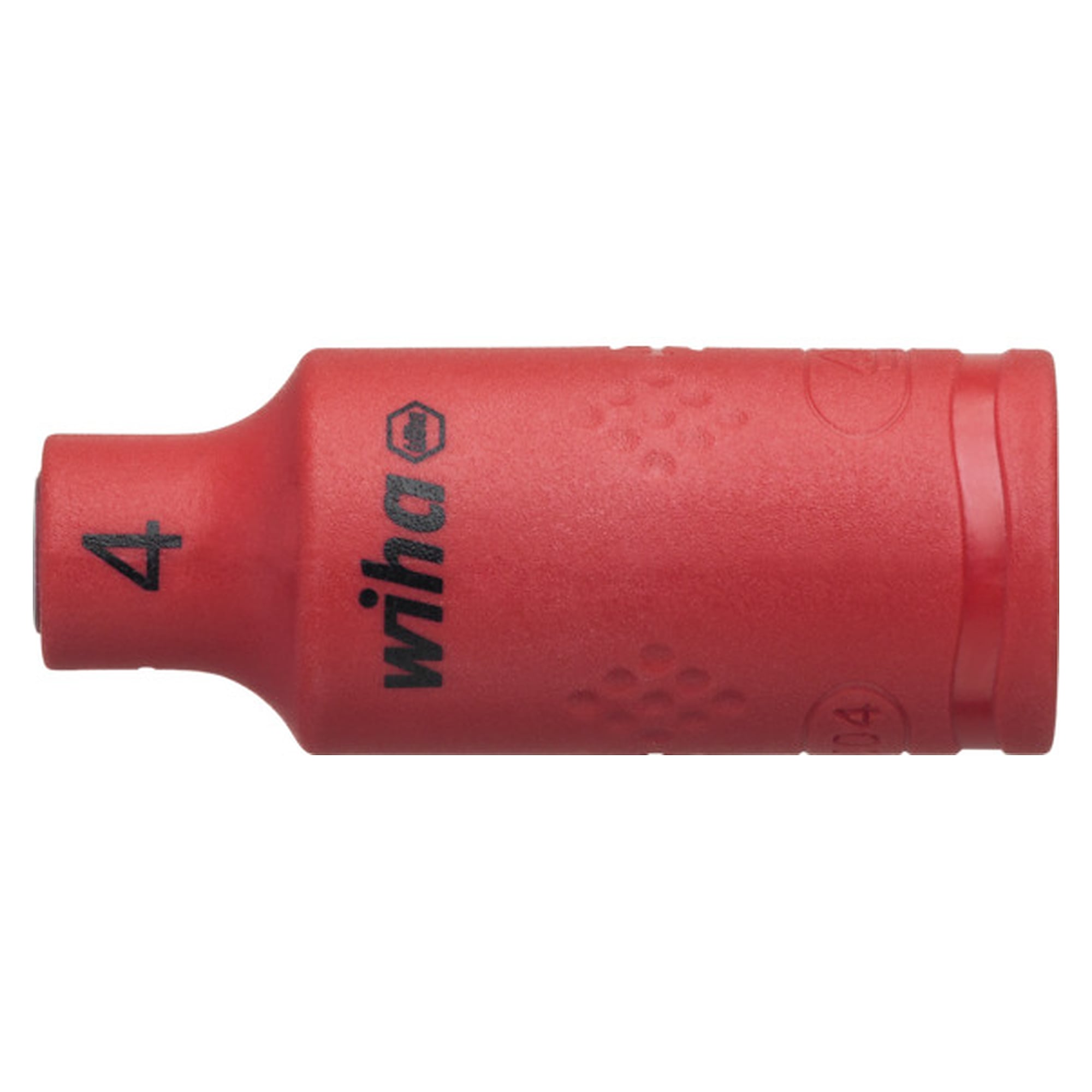 Douille isolée six pans mâle 1/4" 4,0 mm, 42 mm - Wiha 43088