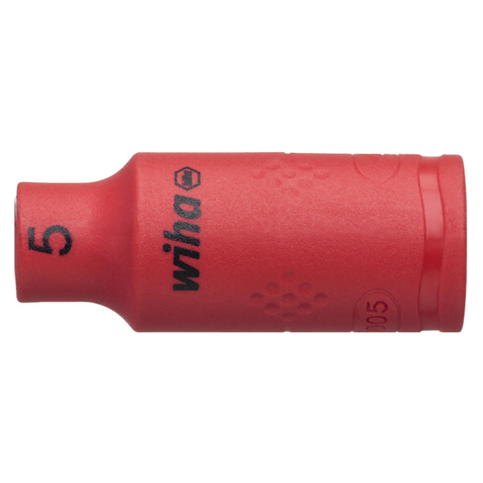 Douille isolée six pans mâle 1/4" 5,0 mm, 42 mm - Wiha 43089