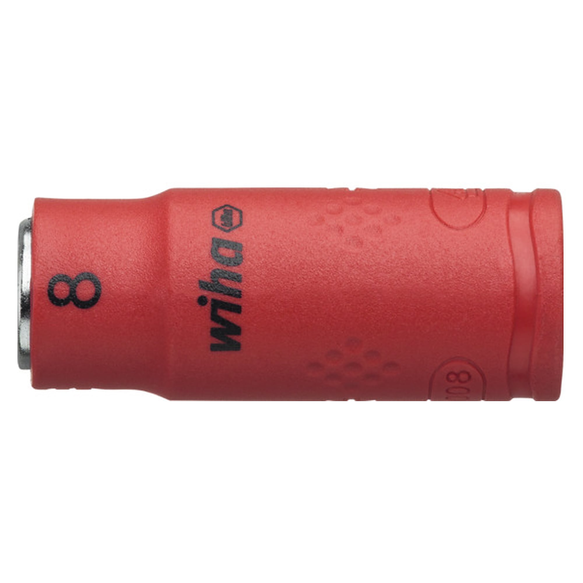 Steckschlüsseleinsatz isoliert 1/4" Außensechskant 8,0 mm, 42 mm - Wiha 43093