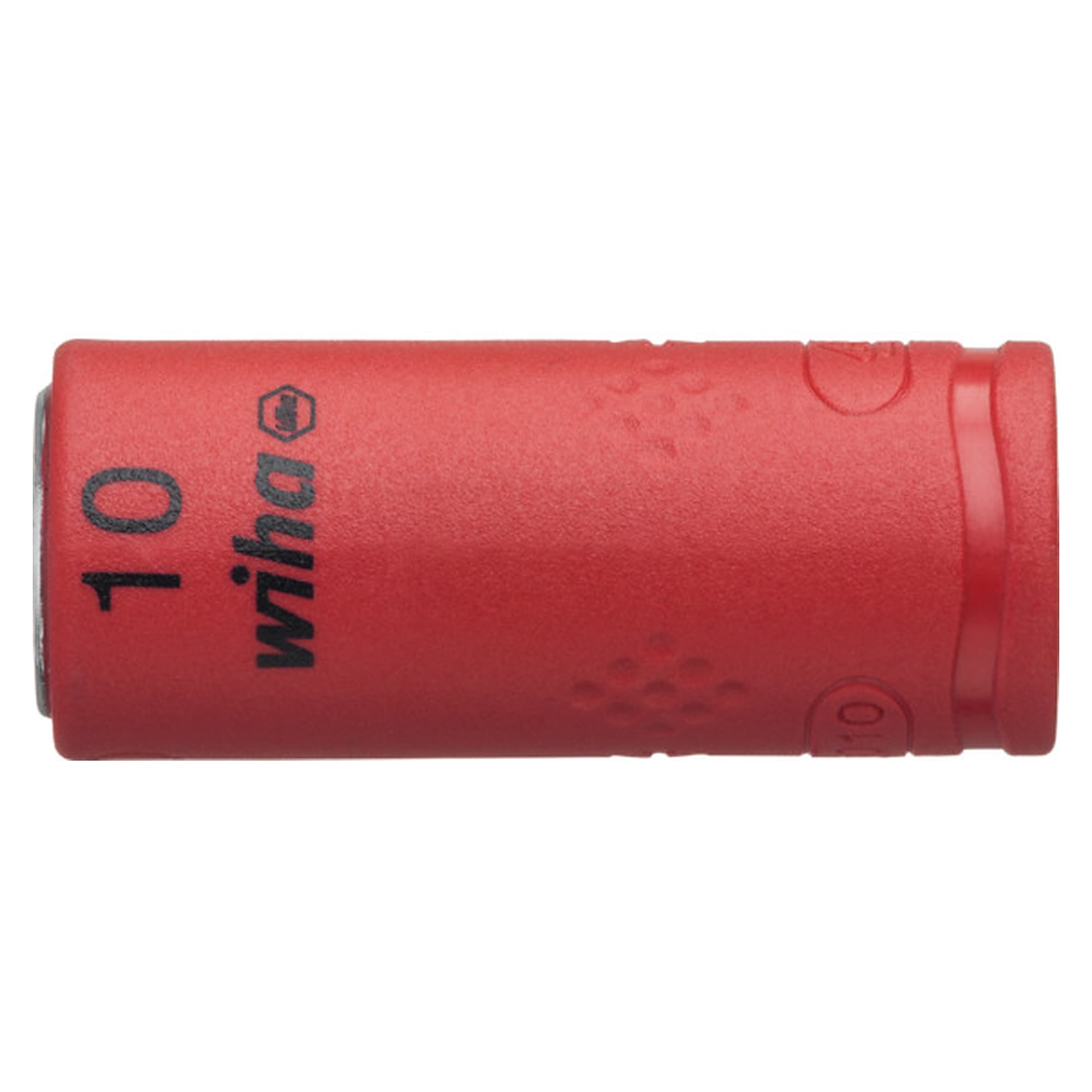 Douille isolée pour clé à douille 1/4" six pans mâle 10,0 mm x 42 mm - Wiha 43095