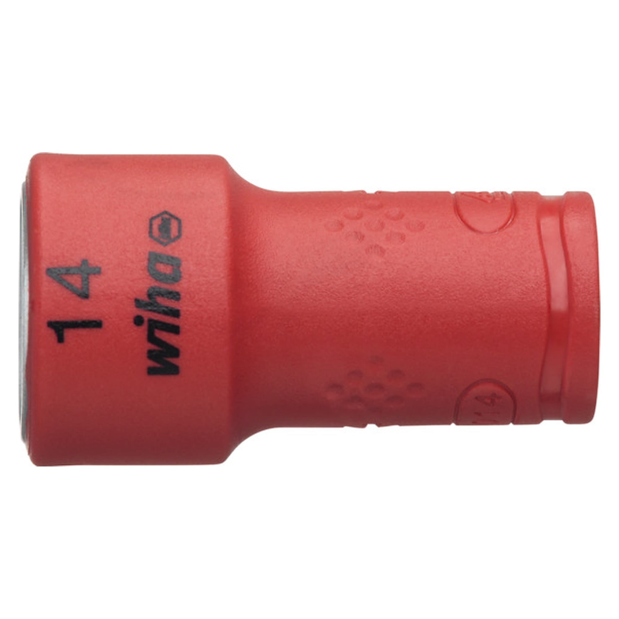 Douille isolée pour clé à douille 1/4" six pans mâle 14,0 mm x 42 mm - Wiha 43099