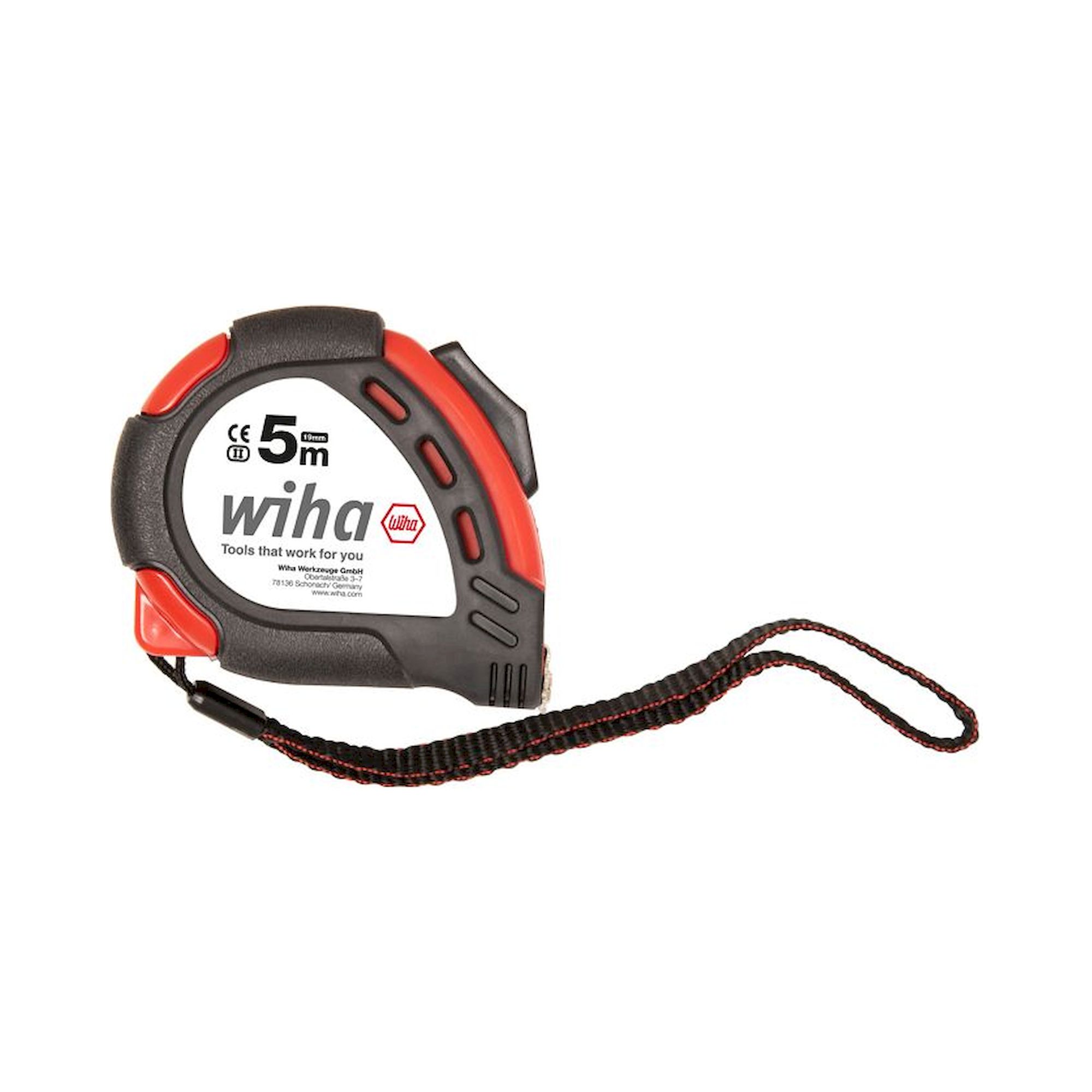 Wiha Maßband 5m mit Gürtelclip (33251)