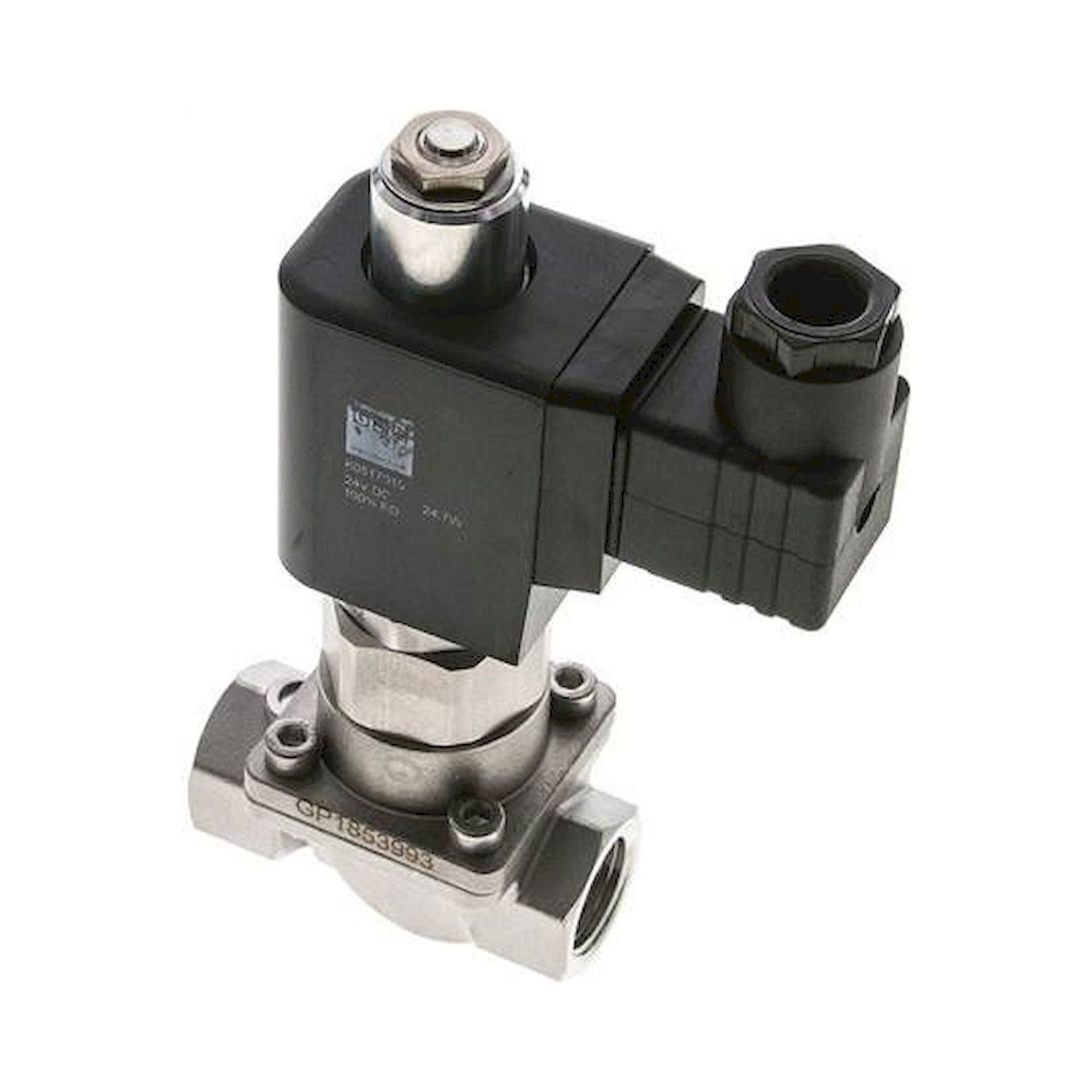 M 2120 ES 12V=. 2/2-Wege ES-Magnetventil G 1/2", 0-16 bar, stromlos geschlossen (NC)