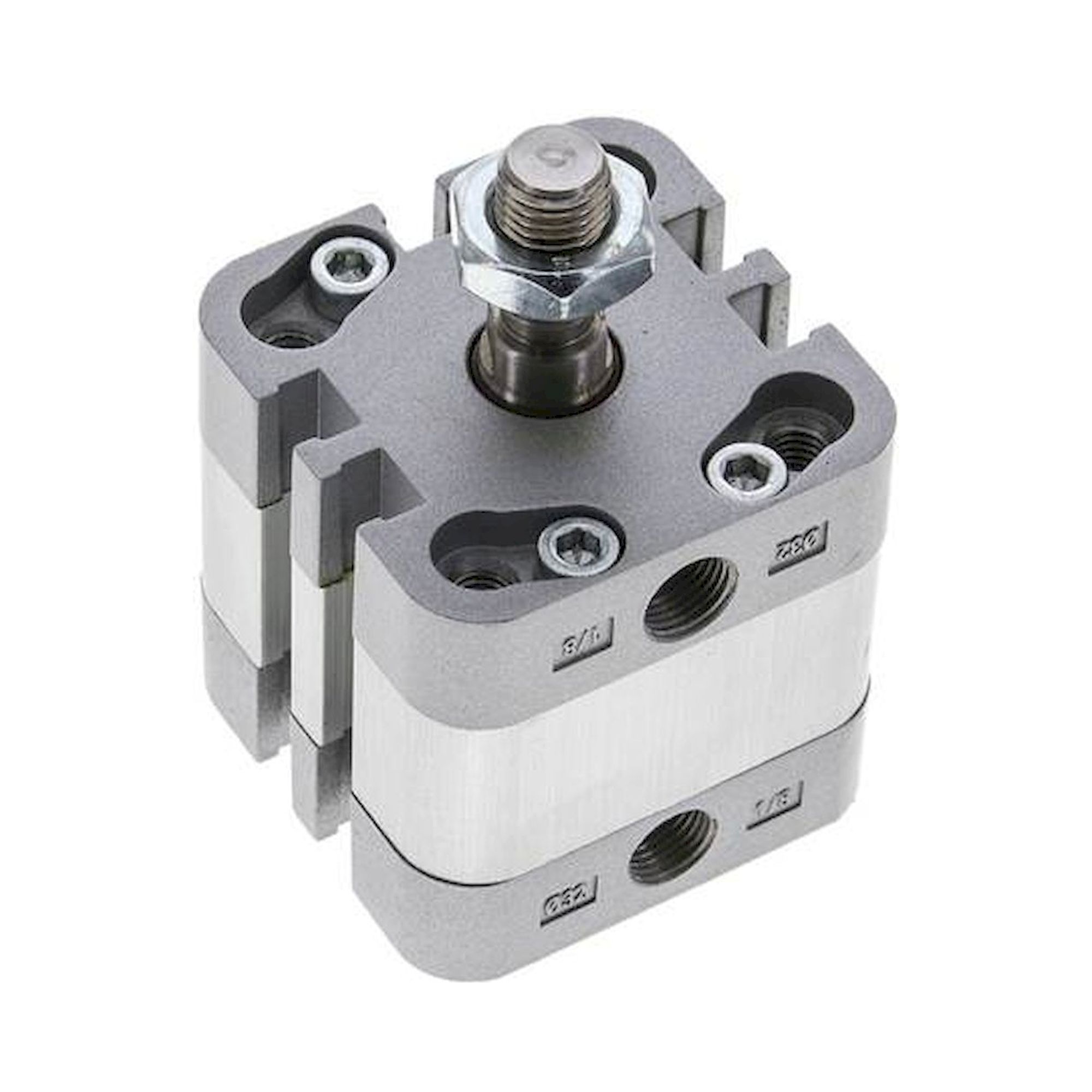 Airtec NAE 32/5-AG. ISO 21287-Zylinder, einfachw., Kolben 32mm, Hub 5mm