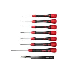 Wiha Fine screwdriver set PicoFinish 8-pcs. mixed, including tweezers for iPhone/Apple devices (42995)