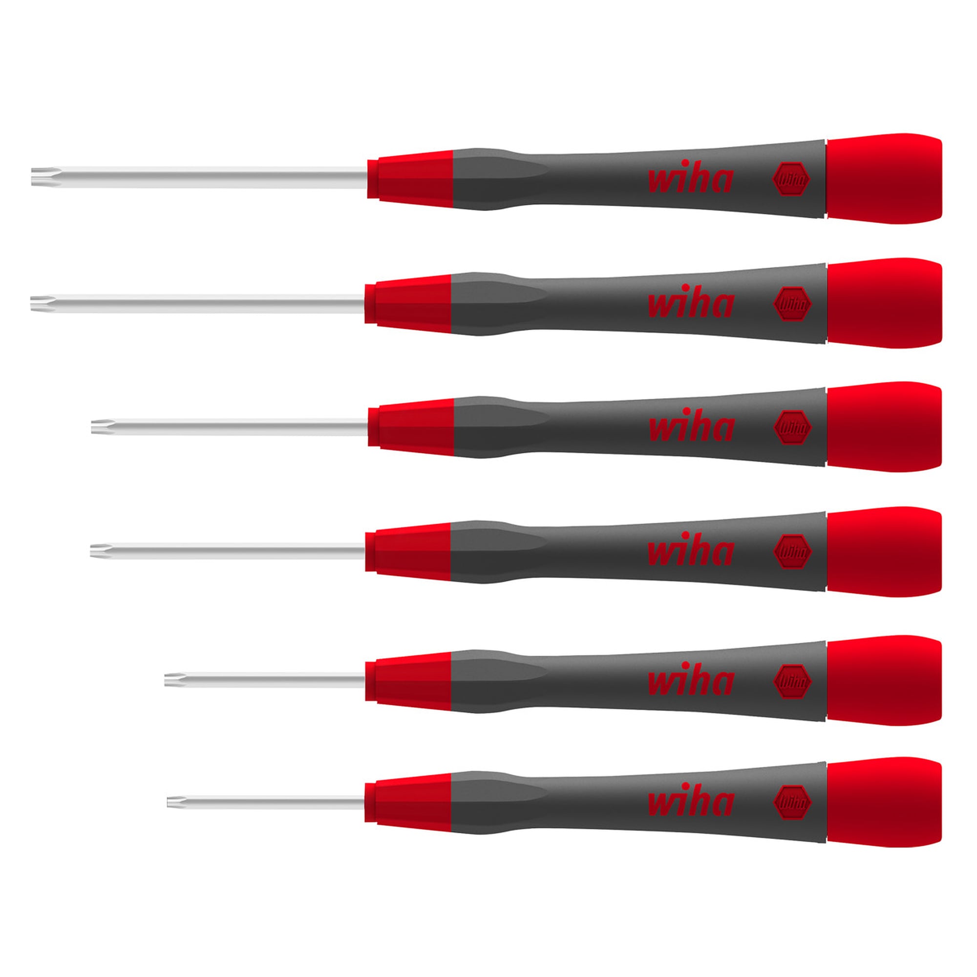 Jeu de tournevis de précision PicoFinish TORX T7-T20 7 pcs avec etui - Wiha 42996