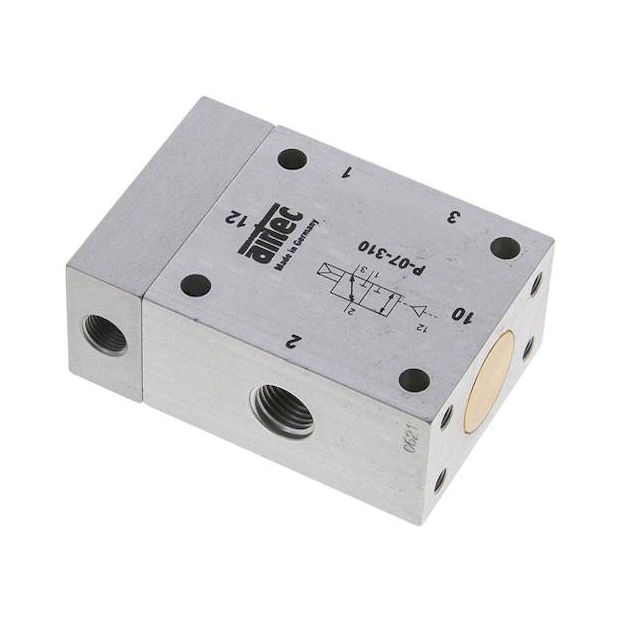 Airtec P 07 310-X. 3/2-Wege Pneumatikventil, G 1/4", Luftfeder (NC), ATEX-Zulassung