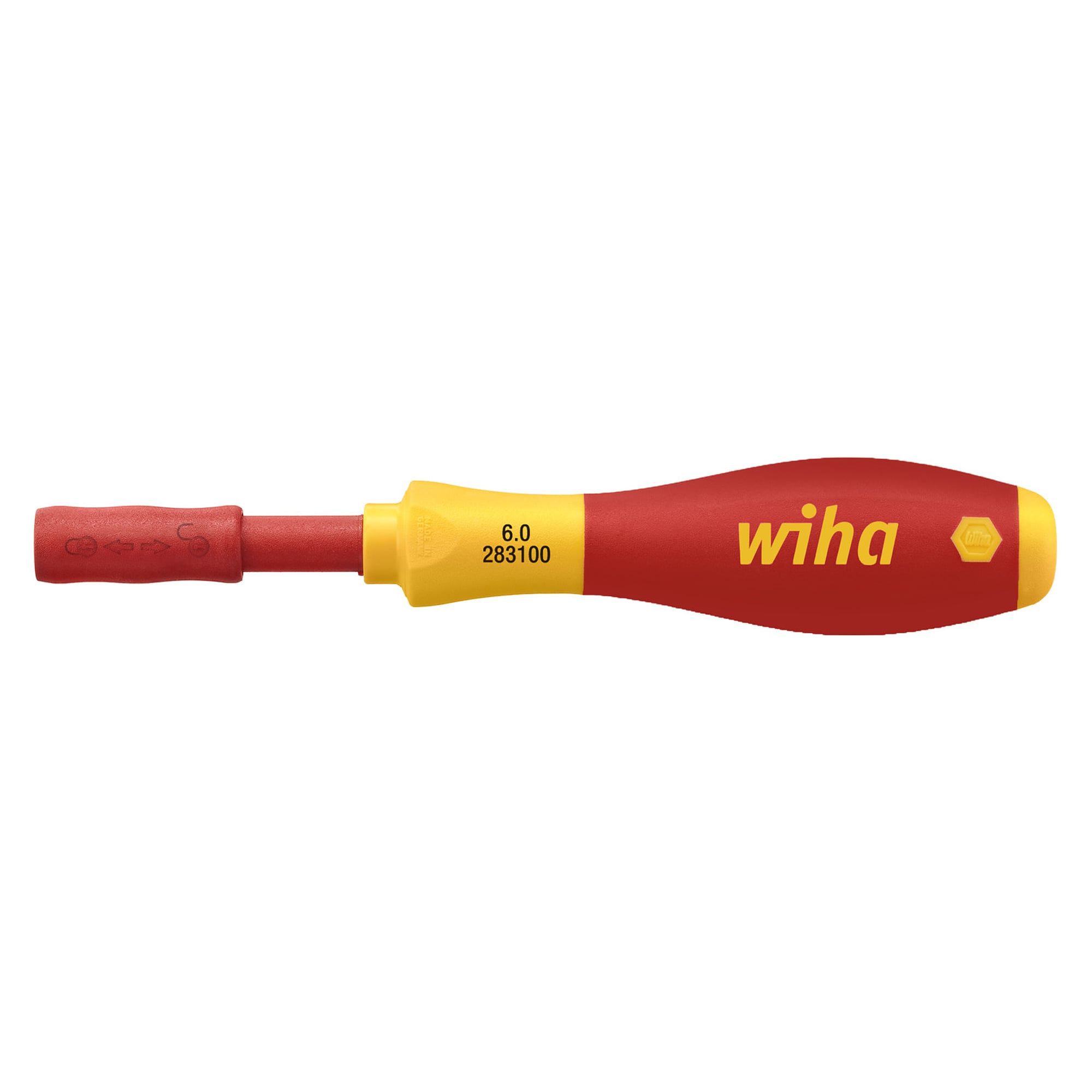 Schraubendreher SoftFinish electric slimVario 6 mm für slimBits VDE - Wiha 34577