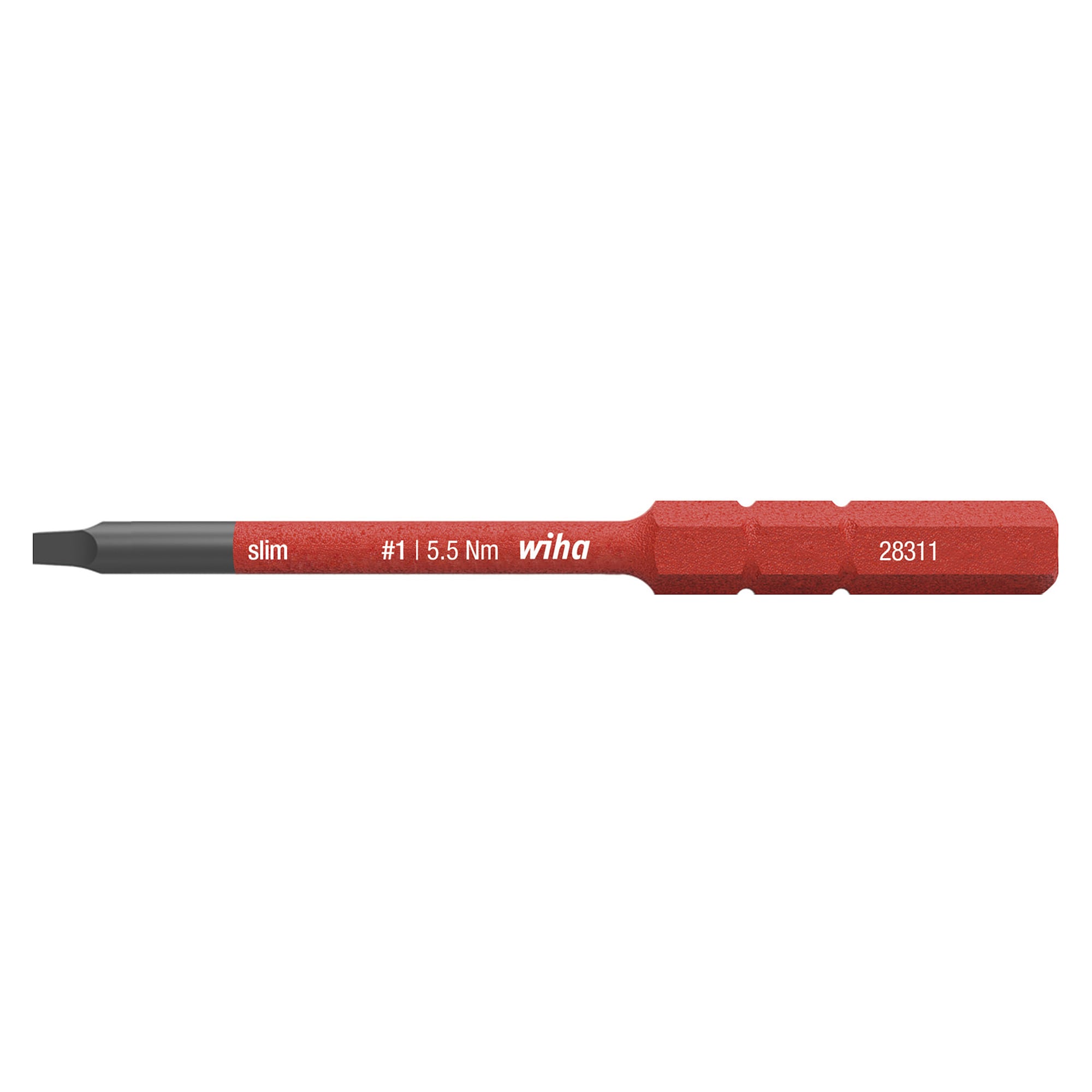 Wiha Bit slimBit electric Innenvierkant #1 x 75 mm (35510)