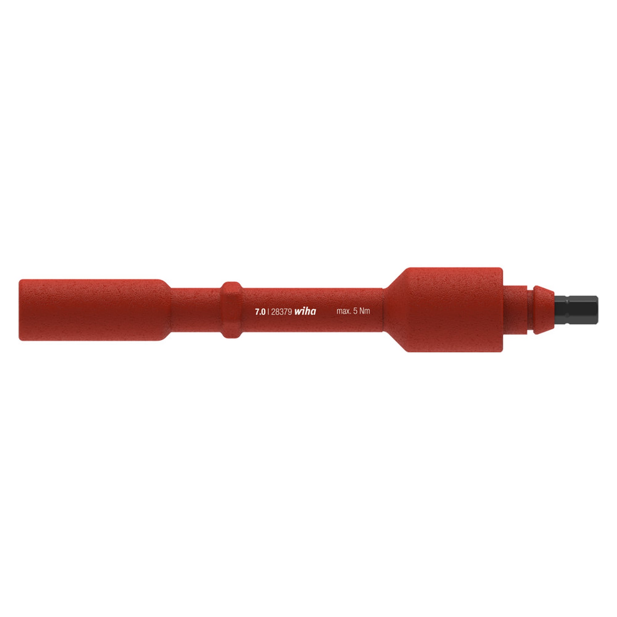 Wiha Wechselklinge electric Sechskant-Steckschlüssel für Drehmoment-Schraubendreher mit Quergriff electric 5,0 mm x 136 mm (38925)