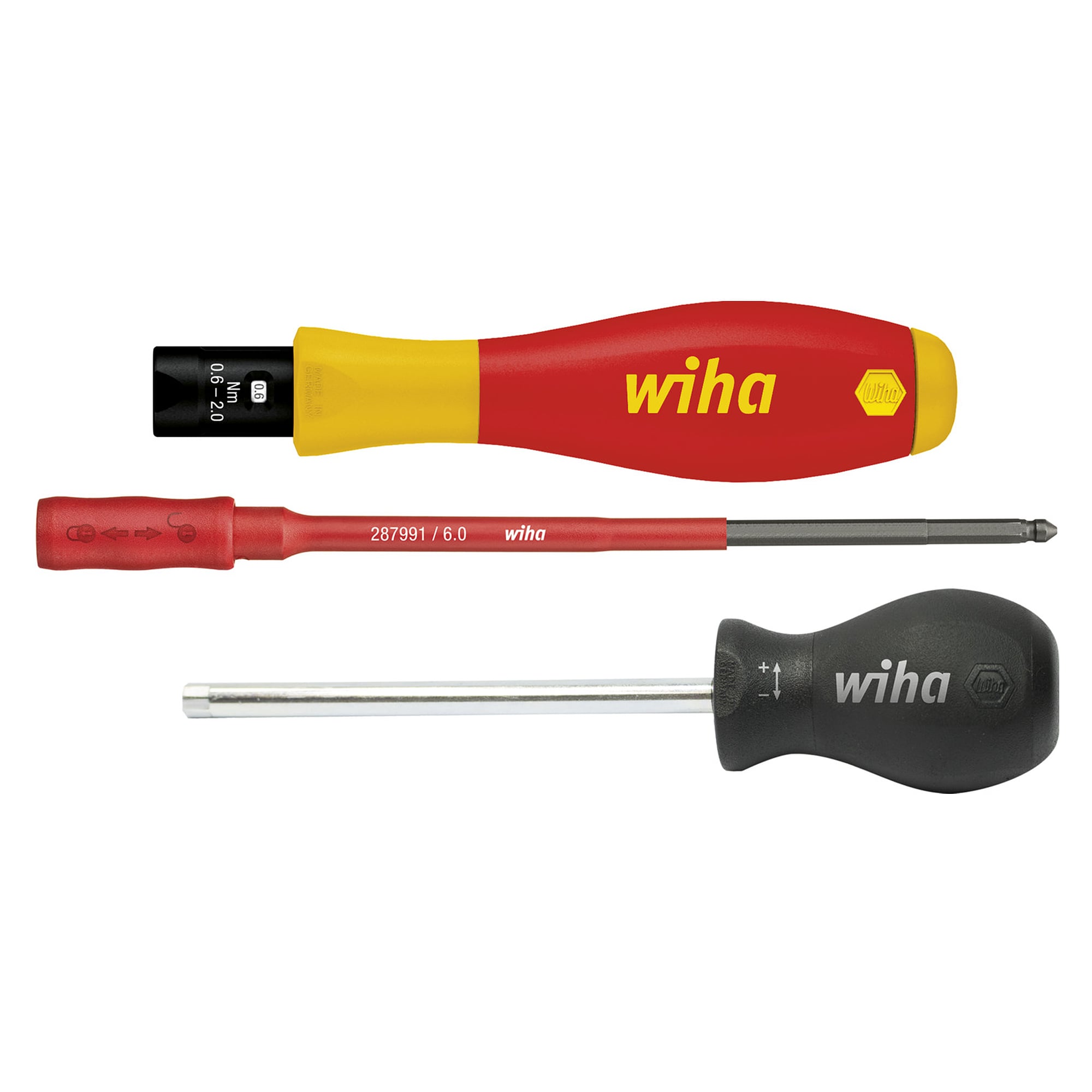 Drehmoment-Schraubendreher TorqueVario-S electric VDE 0,5-2,0 Nm - Wiha 26625