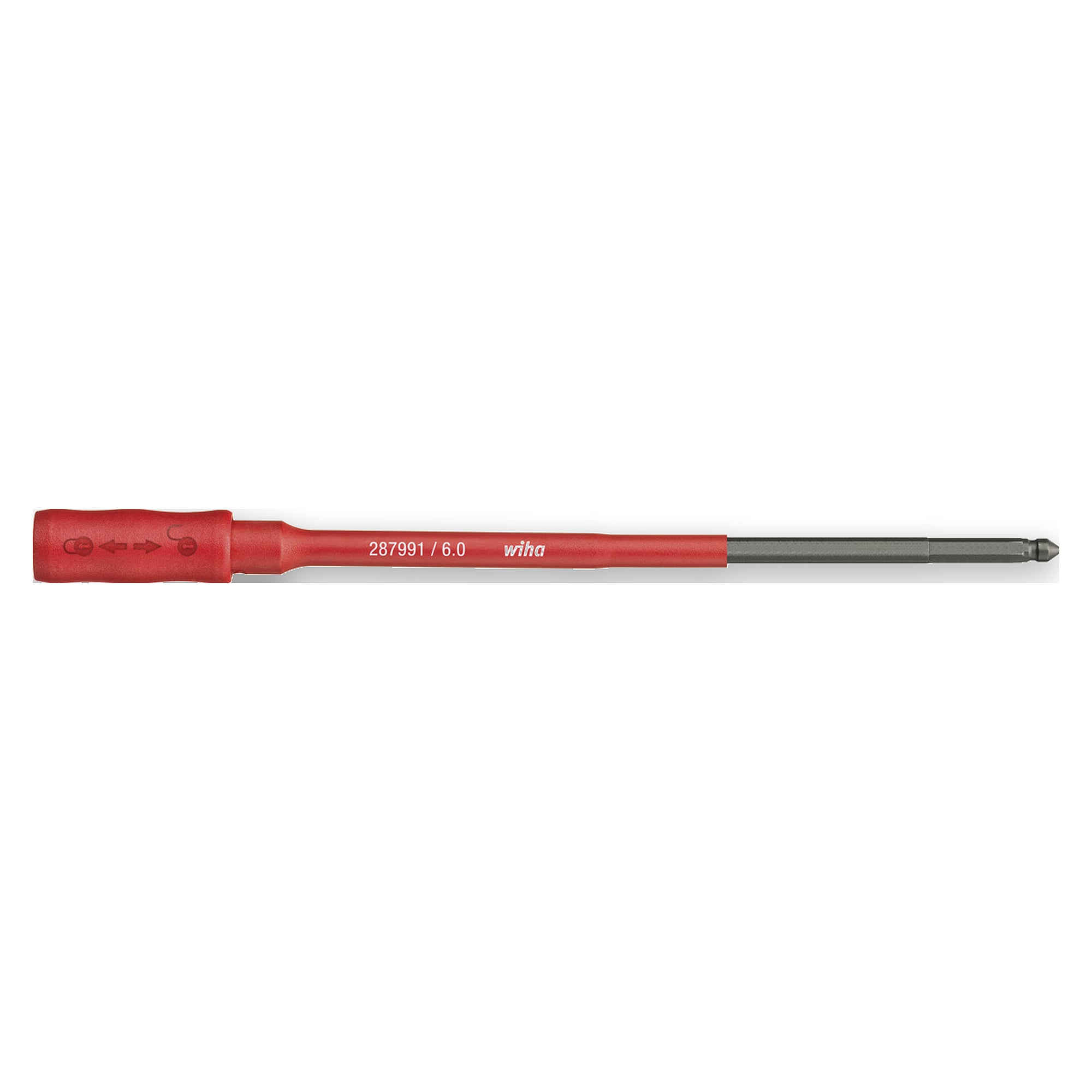 Adapter TorqueVario-S Electric for slimBits 6.0 mm, VDE Certified - Wiha 35870