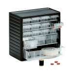 Treston 290C-3. Kombi-Magazin mit 16 Einzelschubladen, transparent