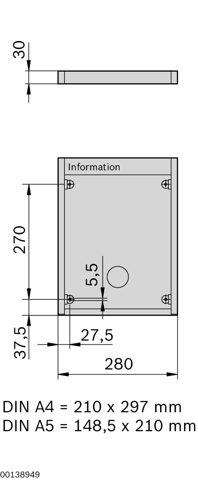 Maßzeichnung 3842502151