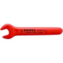 Knipex 98 00 1/2". Maulschlüssel, verchromt, Maulstellung 15°, Schlüsselweite 1/2", 139,7 mm