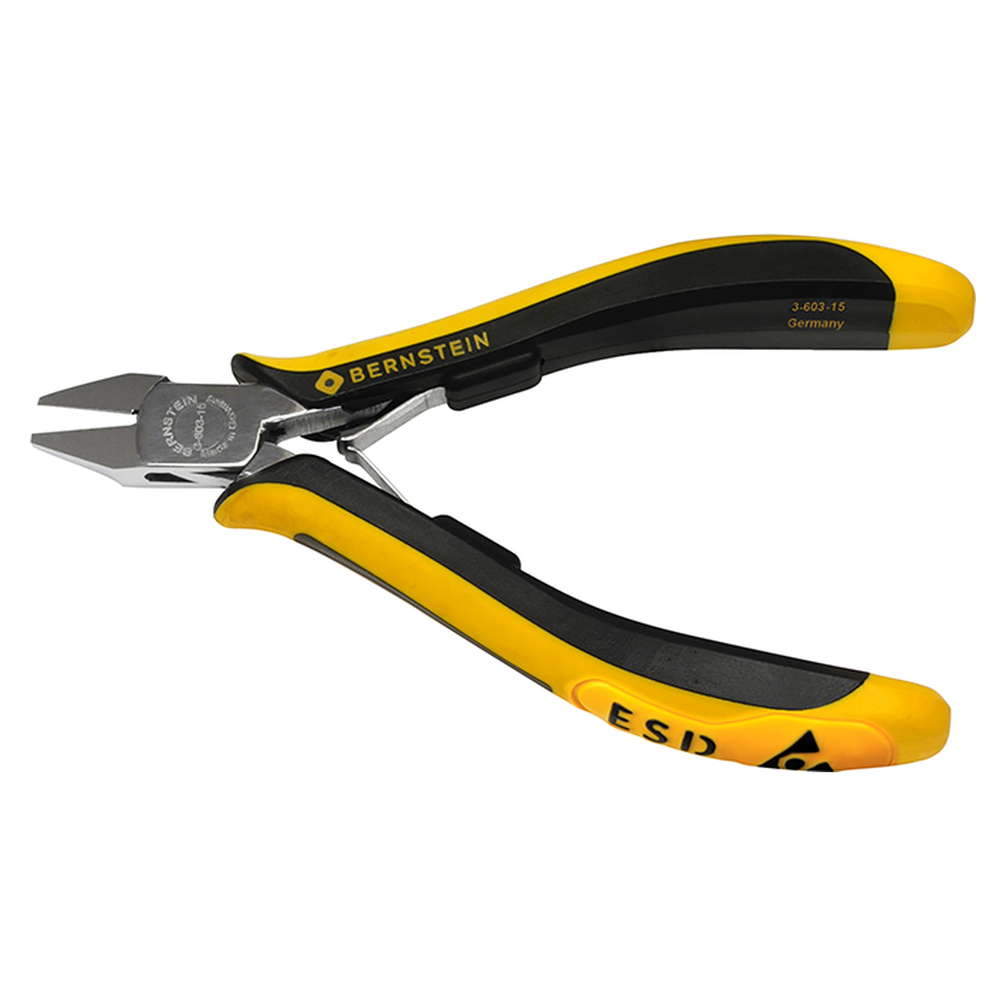 ESD Side Cutters CLASSICline with Side Face, Dissipative 115 mm - Bernstein 3-603-15