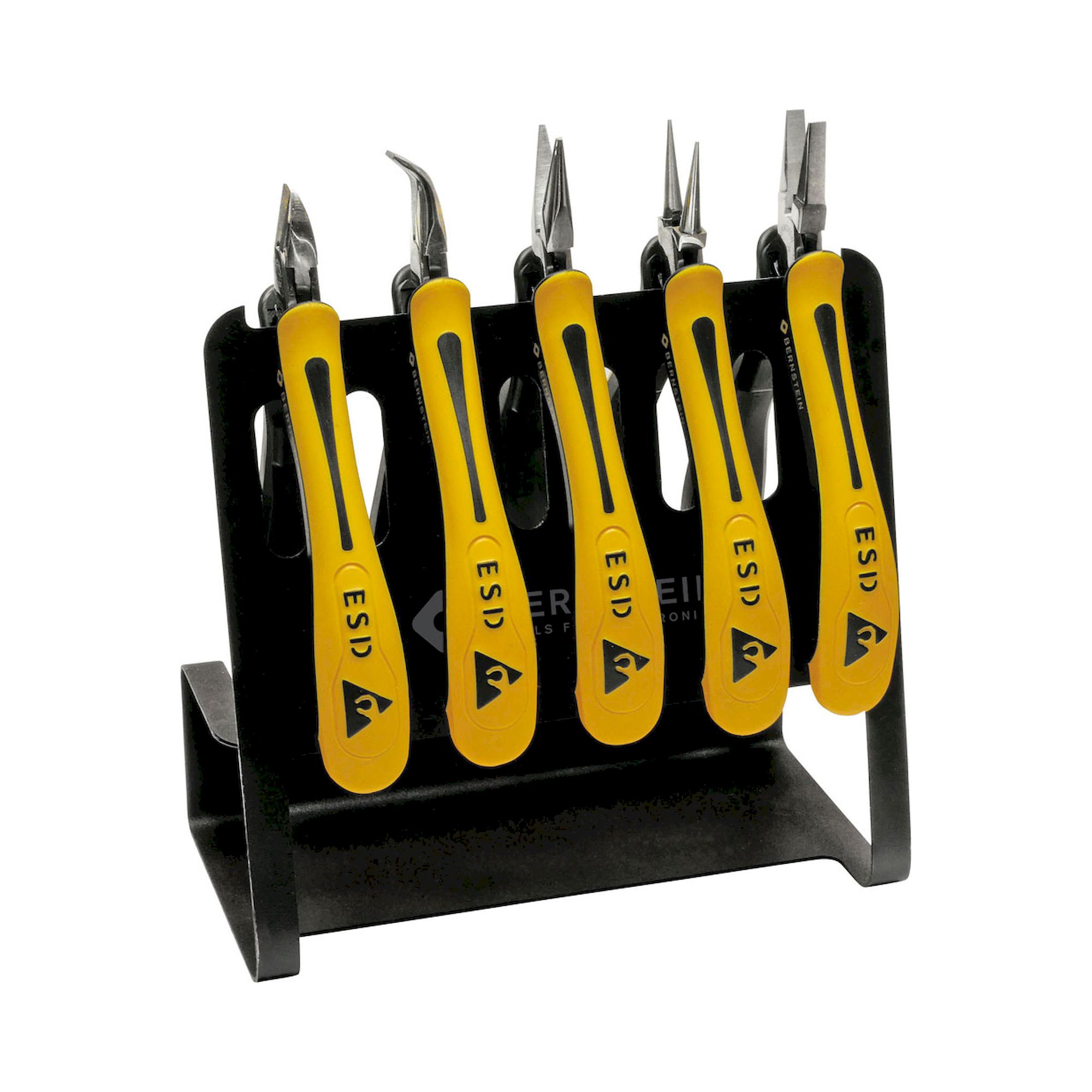 Bernstein 3-650-V. ESD pliers set CLASSICline Vario 5 pcs (incl. ESD tool holder)