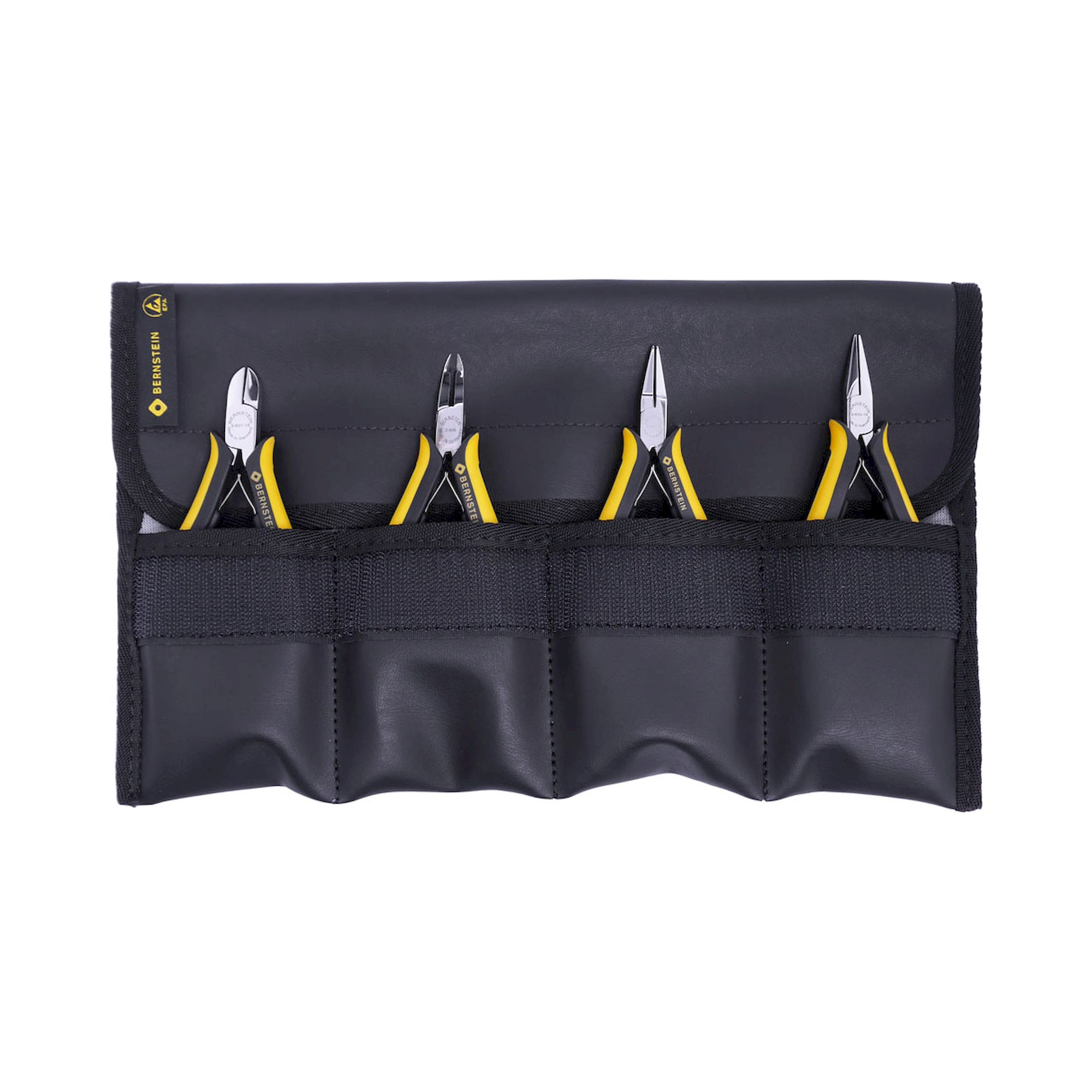 Bernstein 3-960-C. ESD Zangen Satz CLASSICline 4-tlg (inkl. ESD Tasche)