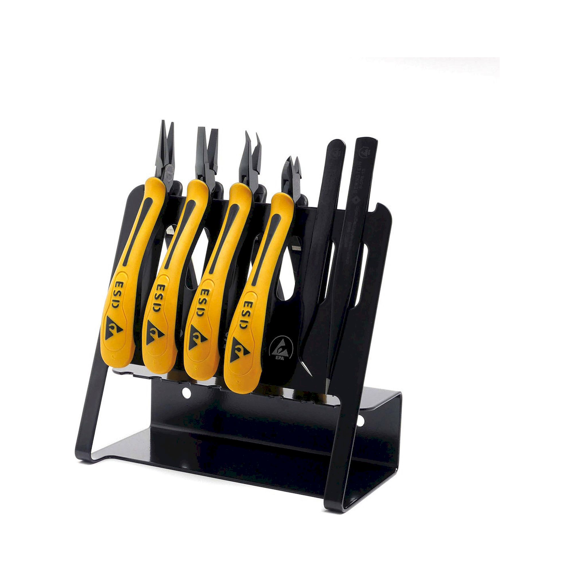 Bernstein 3-960-VE. ESD Werkzeugsatz EUROline Vario 6-tlg (inkl. ESD Werkzeughalter)