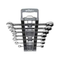 Wiha Ringratschen-Gabelschlüssel Set 8-tlg. inkl. Halter (45244)