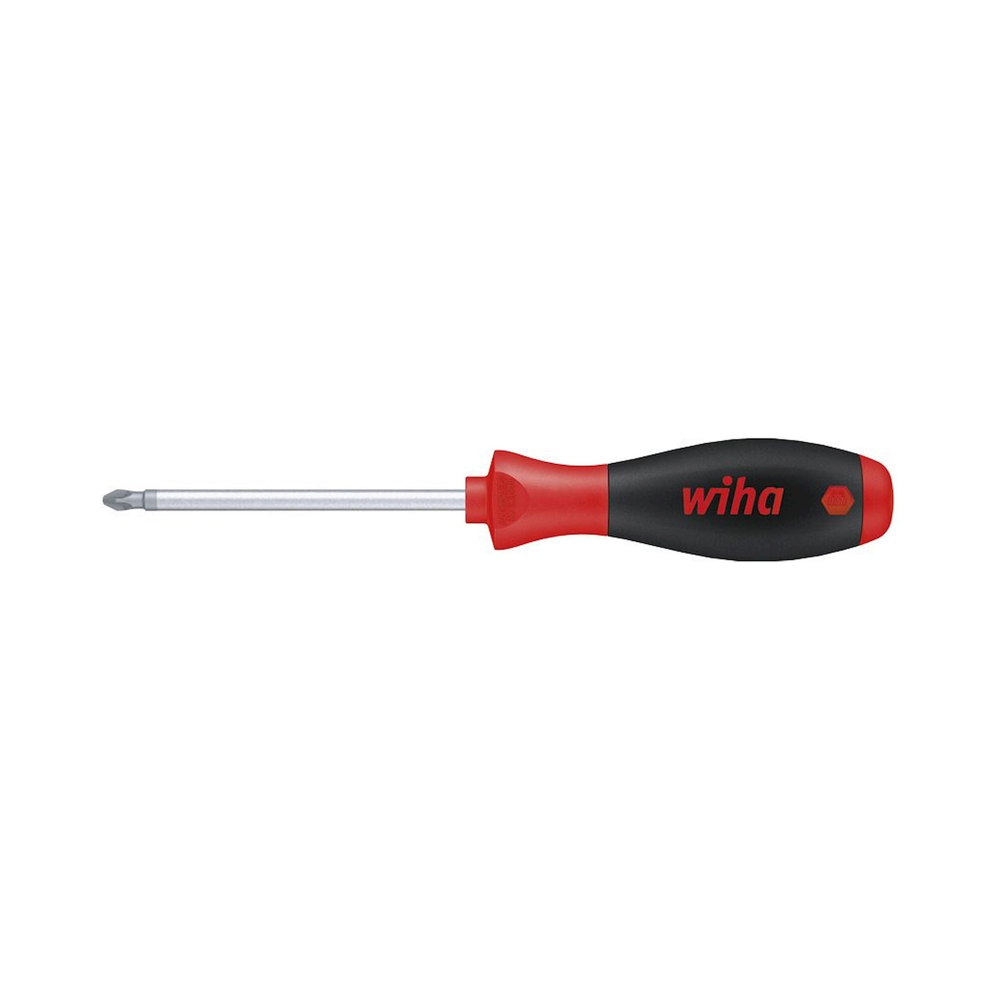 Wiha Screwdriver SoftFinish Pozidriv with ro with blade (43384)