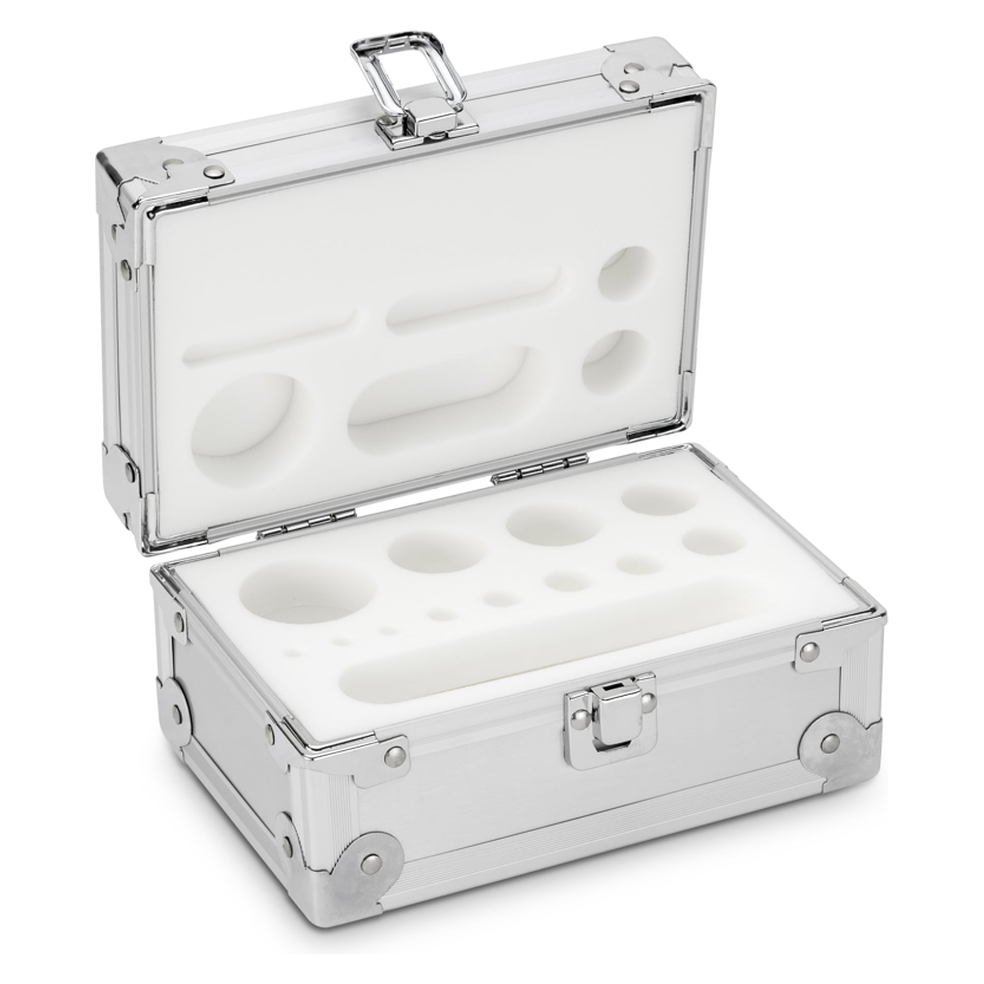 Étui protégé aluminium pour jeux de poids (Knopf/Kompakt, 1 g - 500 g) - KERN 314-050-600