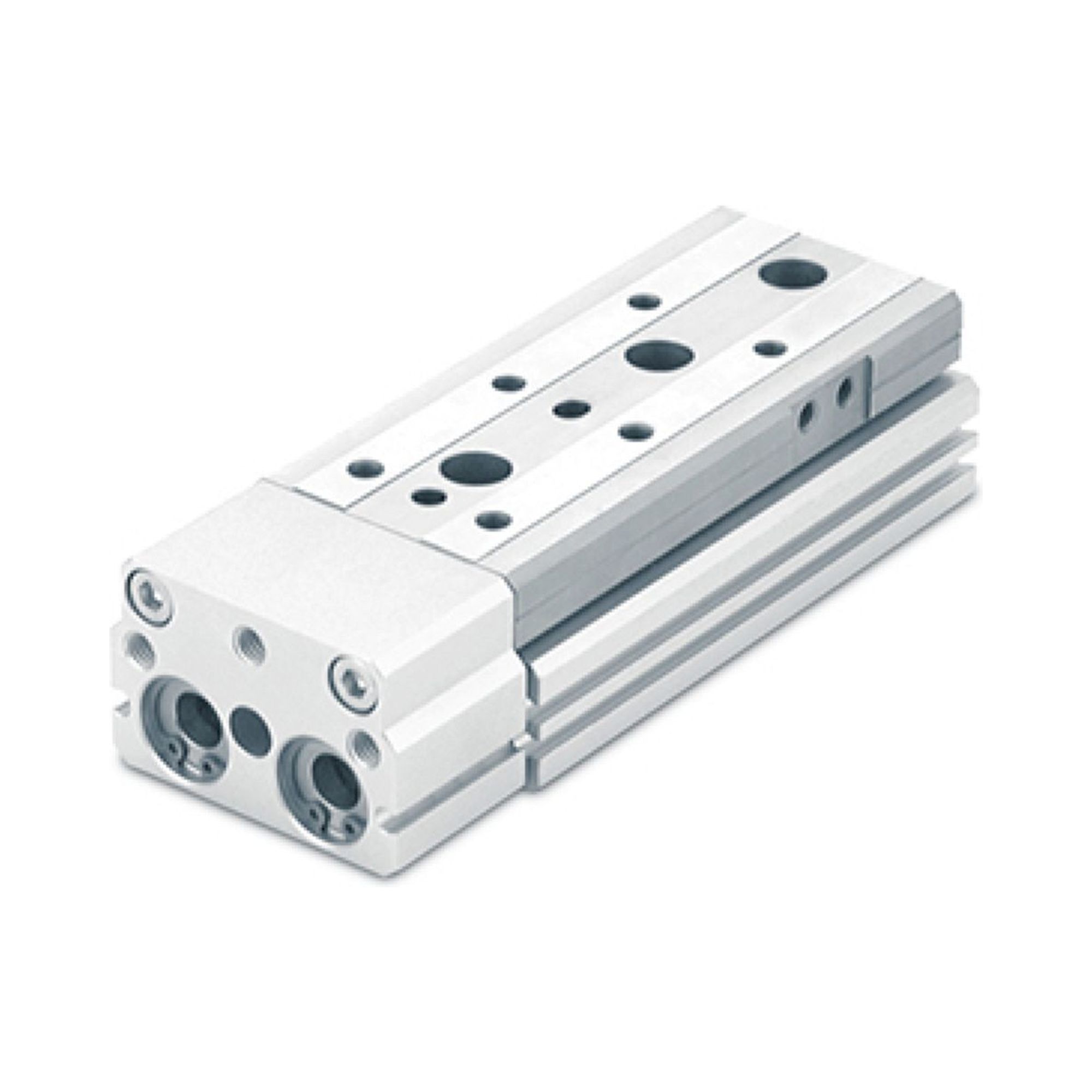 SMC MXQ6-20. MXQ, Pneumatischer Kompaktschlitten, Linearführung mit Kugelumlaufführung