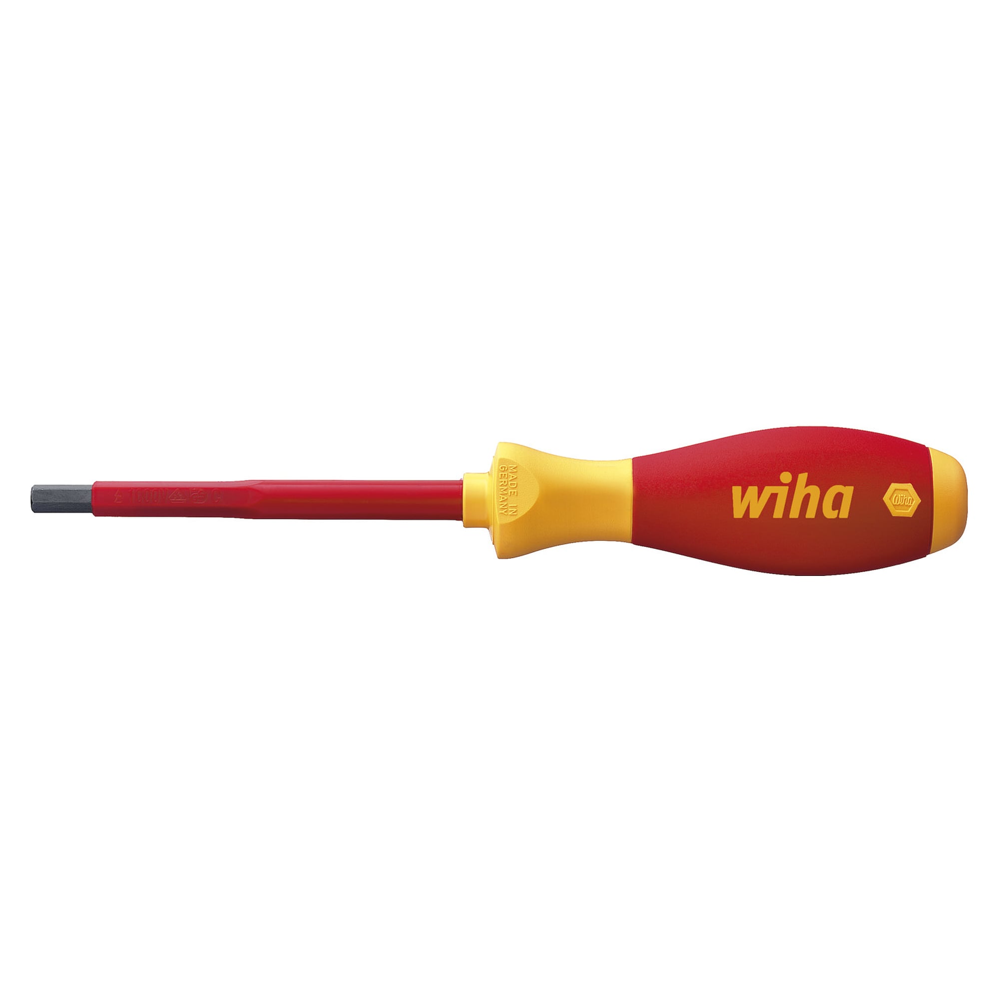 Schraubendreher SoftFinish electric Sechskant 6,0 x 100 mm, VDE - Wiha 30365
