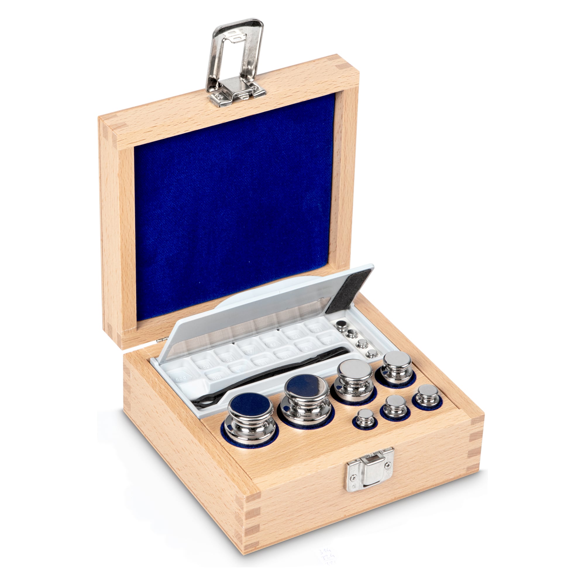 Gewichtsatz OIML F1 1 g - 200 g Edelstahl poliert - KERN 324-04
