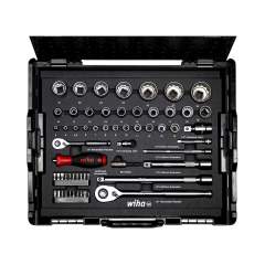 Wiha Nut driver and bit set 1/4" and 1/2" 60 pcs. incl. L Boxx (44685)
