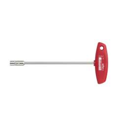 Wiha Nut driver with T-handle Hexagon brilliant nickel-plated (00978)