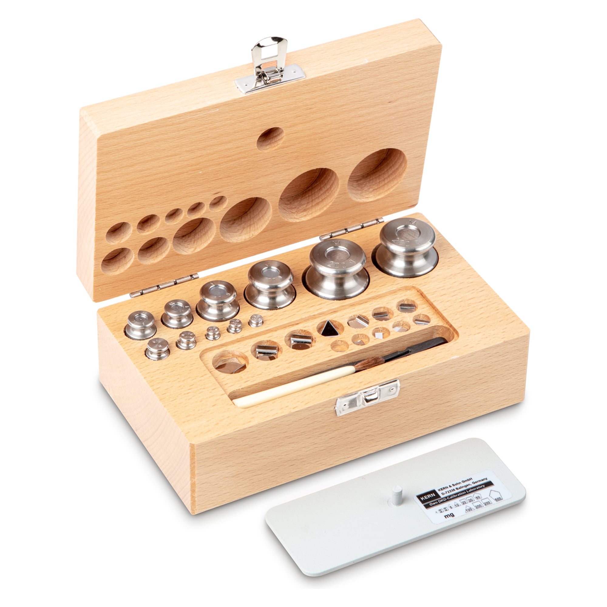 Jeu de poids OIML M1 1 mg - 200 g - KERN 343-04