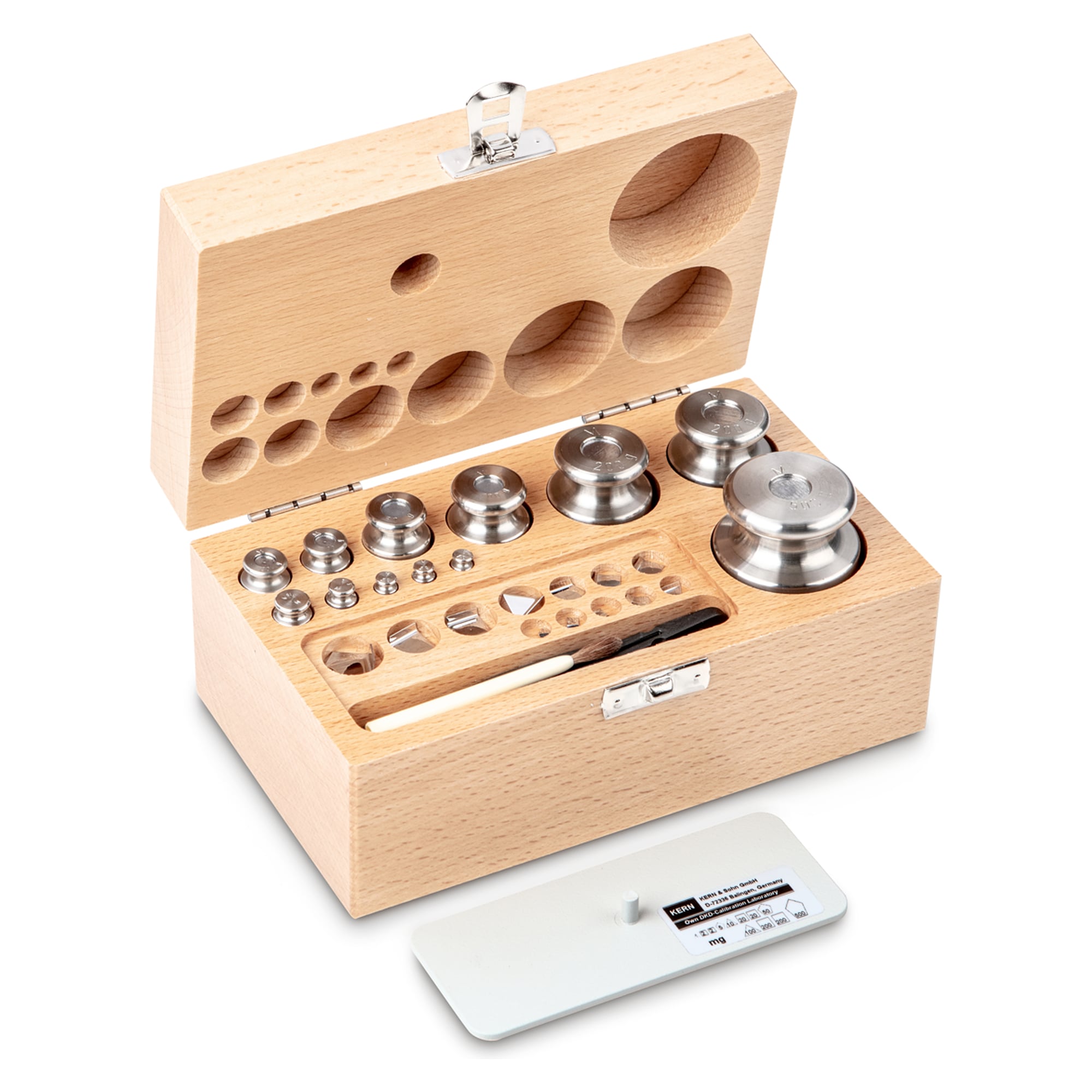 Gewichtsatz OIML M1 1 mg - 500 g Edelstahl feingedreht - KERN 343-05