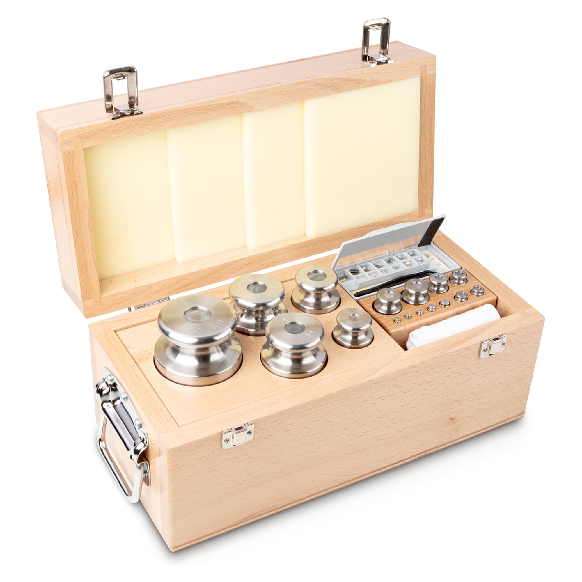 Gewichtsatz OIML M1 1 mg - 5 kg Edelstahl feingedreht - KERN 343-08