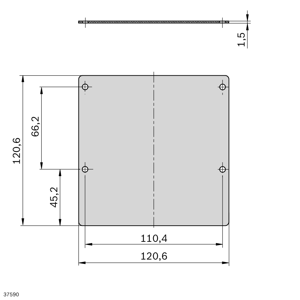 Plan coté 3842558229