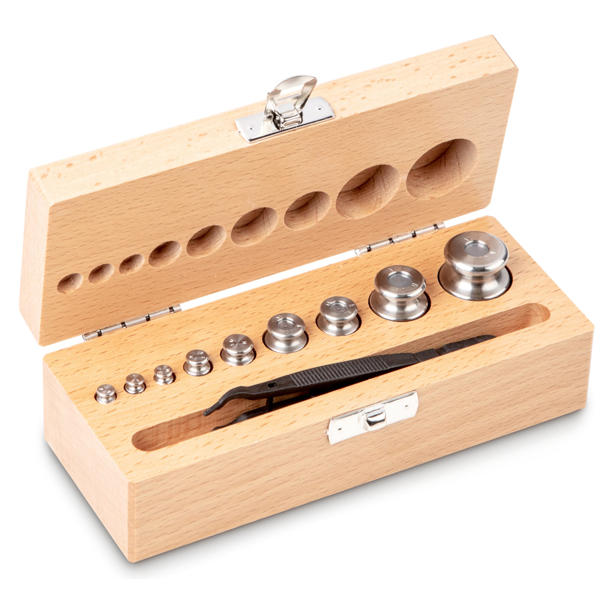 Gewichtsatz OIML M1 1 g - 100 g Edelstahl feingedreht - KERN 344-03