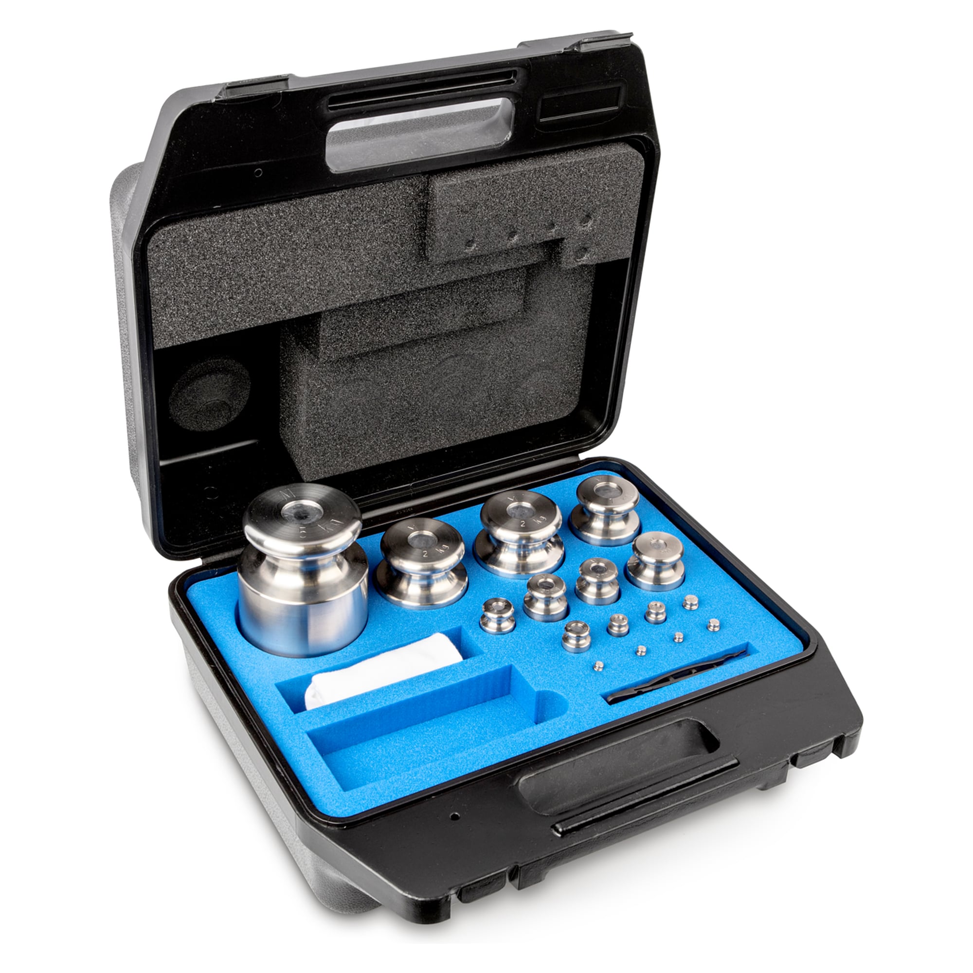 Gewichtsatz OIML M1 1 g - 5 kg Edelstahl feingedreht - KERN 344-084