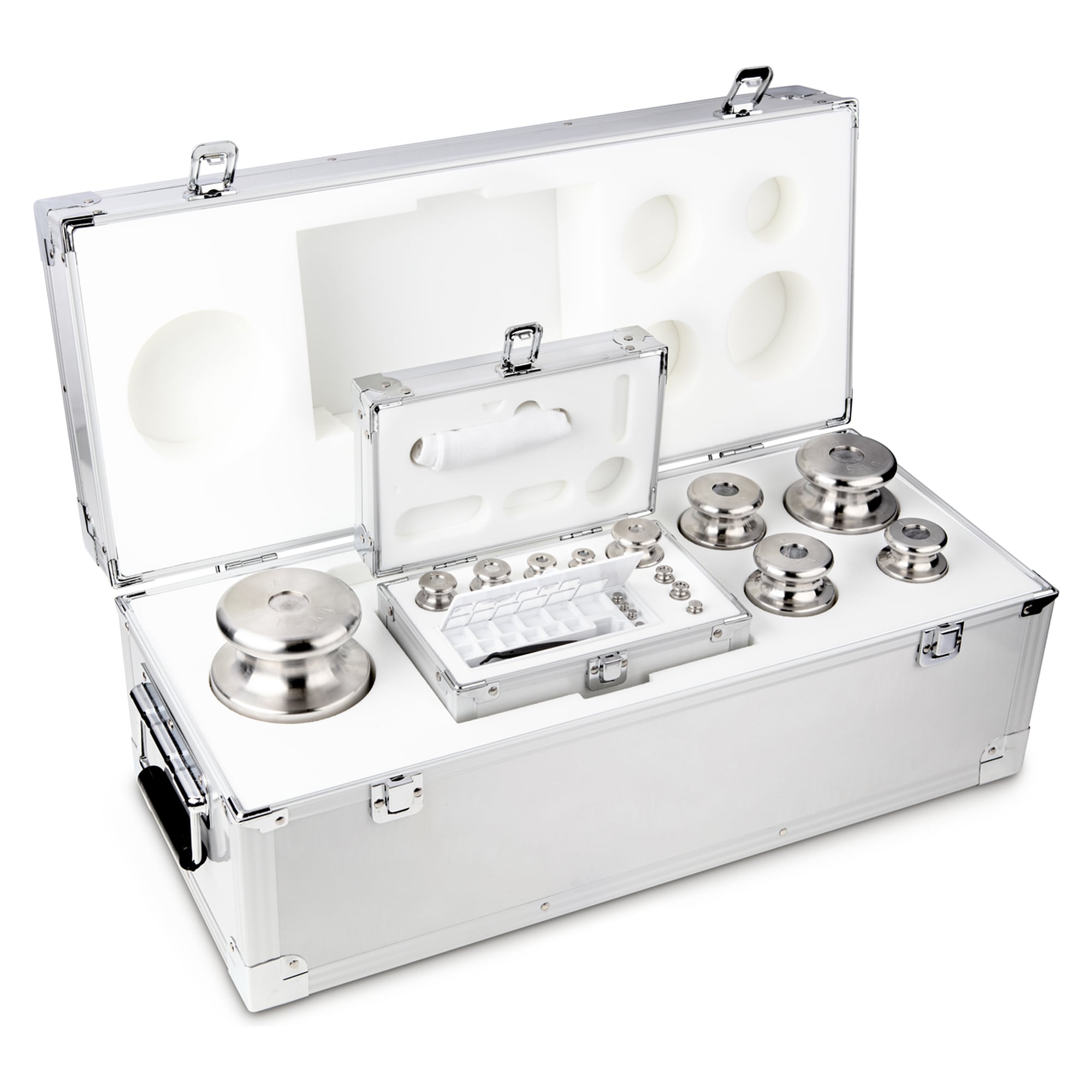 Gewichtsatz OIML M1 1 g - 10 kg Edelstahl feingedreht - KERN 344-096