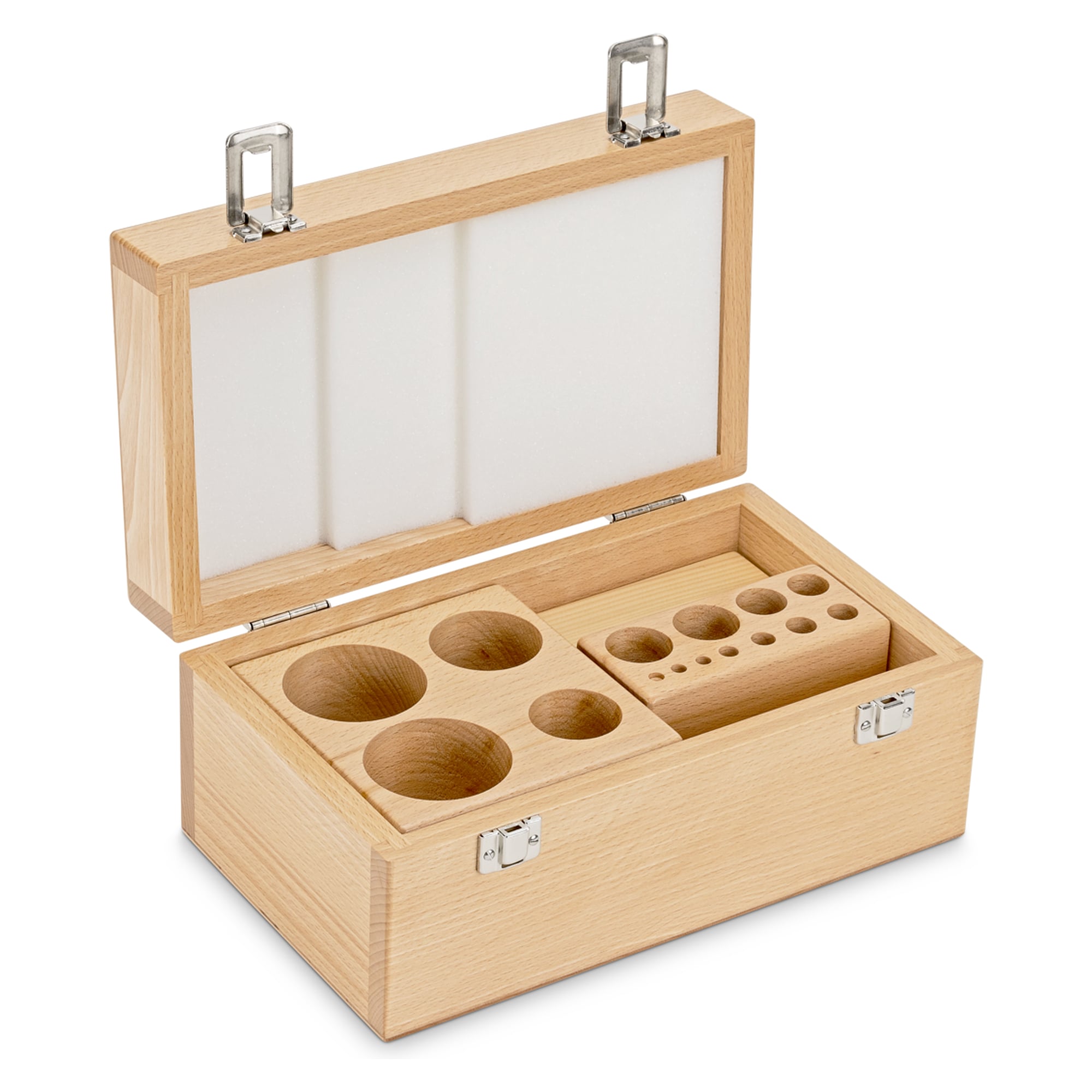 Étui en bois pour jeux de poids (Knopf/Kompakt, 1 mg - 2 kg) - KERN 353-470-200