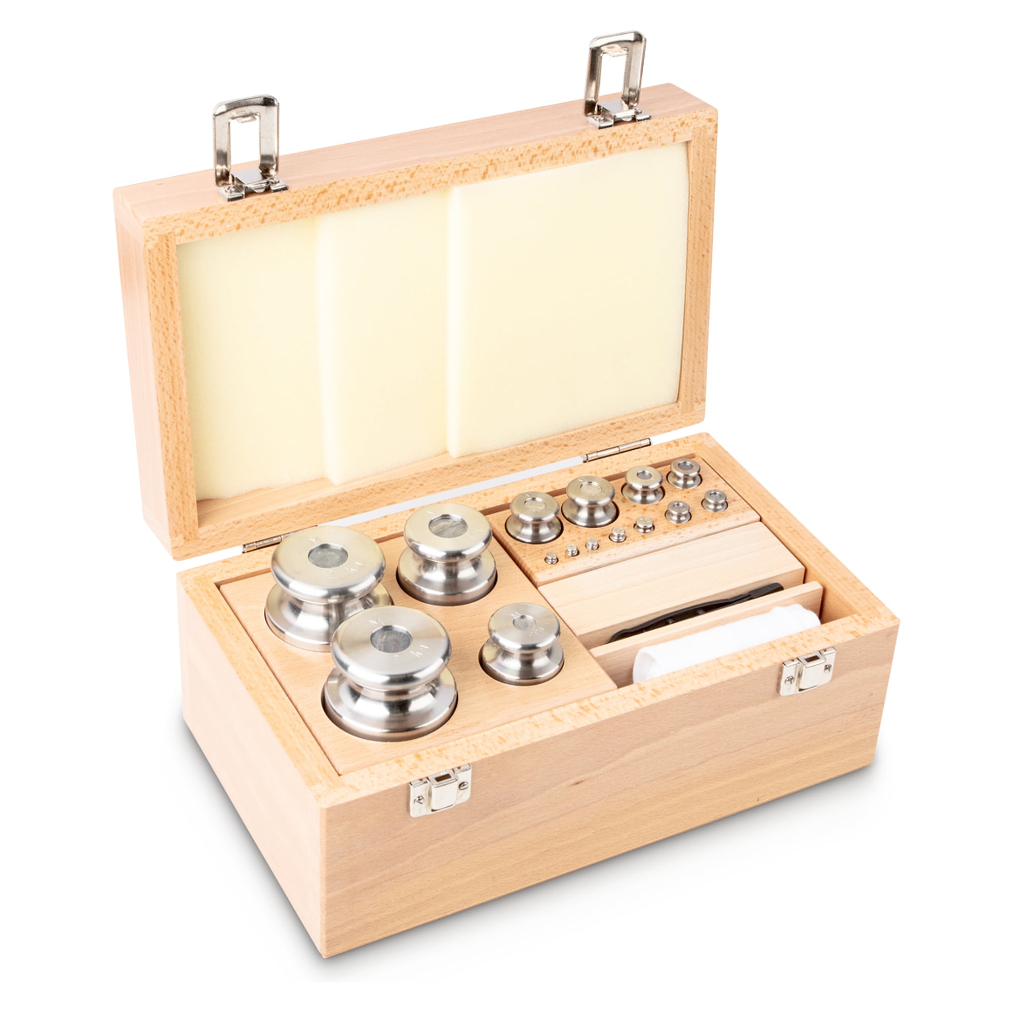 Gewichtsatz OIML M2 1 g - 2 kg Edelstahl feingedreht - KERN 354-07