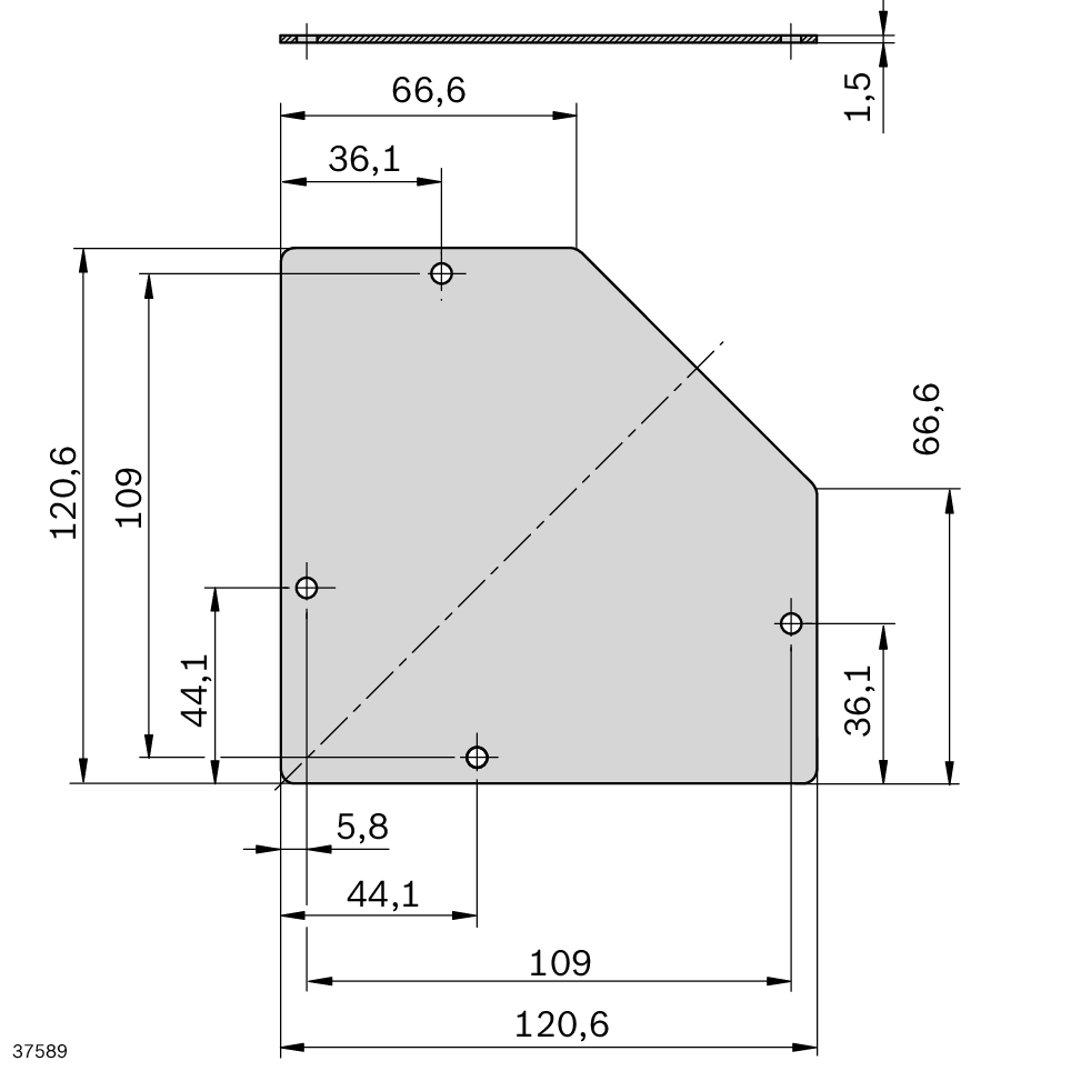 Plan coté 3842558228