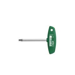 Wiha L-key with T-handle Torx MagicSpring matt chrome-plated (27968)