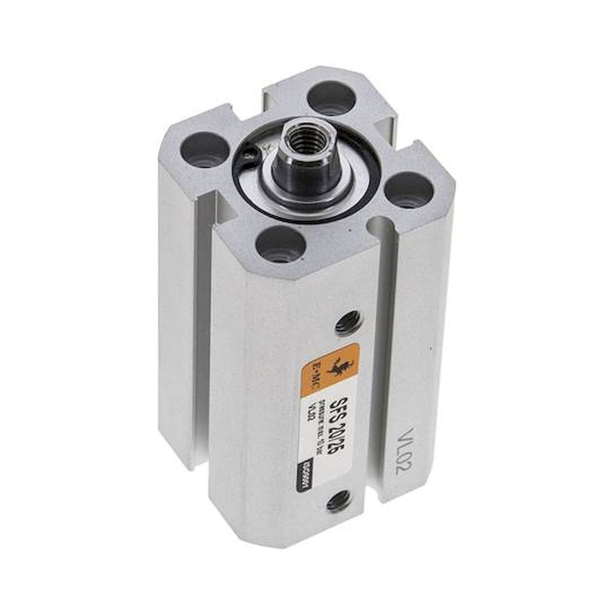 EMC SFS 20/25. ISO 21287 cylinders, double acting, piston 20 mm, stroke 25 mm