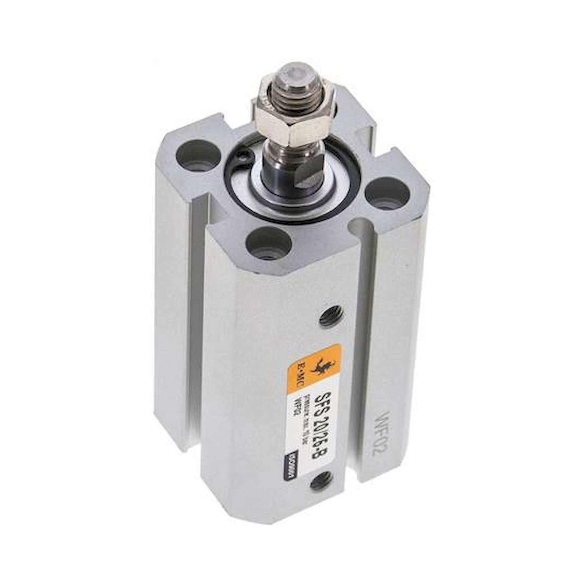 EMC SFS 20/25-B. ISO 21287-Zylinder, doppeltw., Kolben 20mm, Hub 25mm