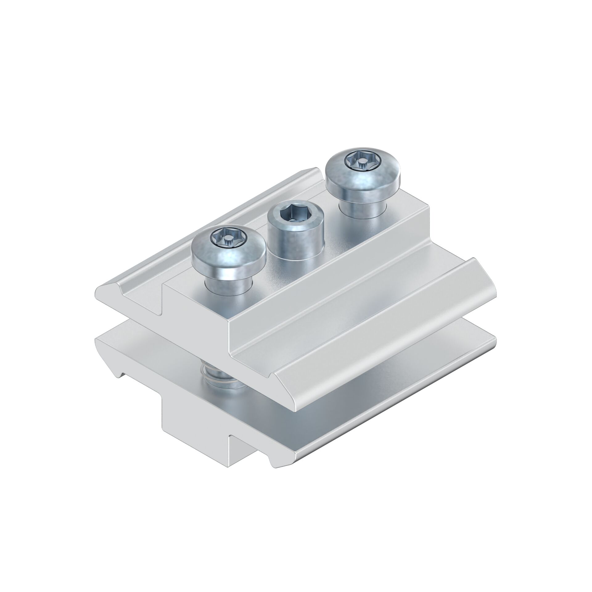 Connecteur parallèle Quick, rainure 10, Acier, galvanisé - Bosch Rexroth 3842564742