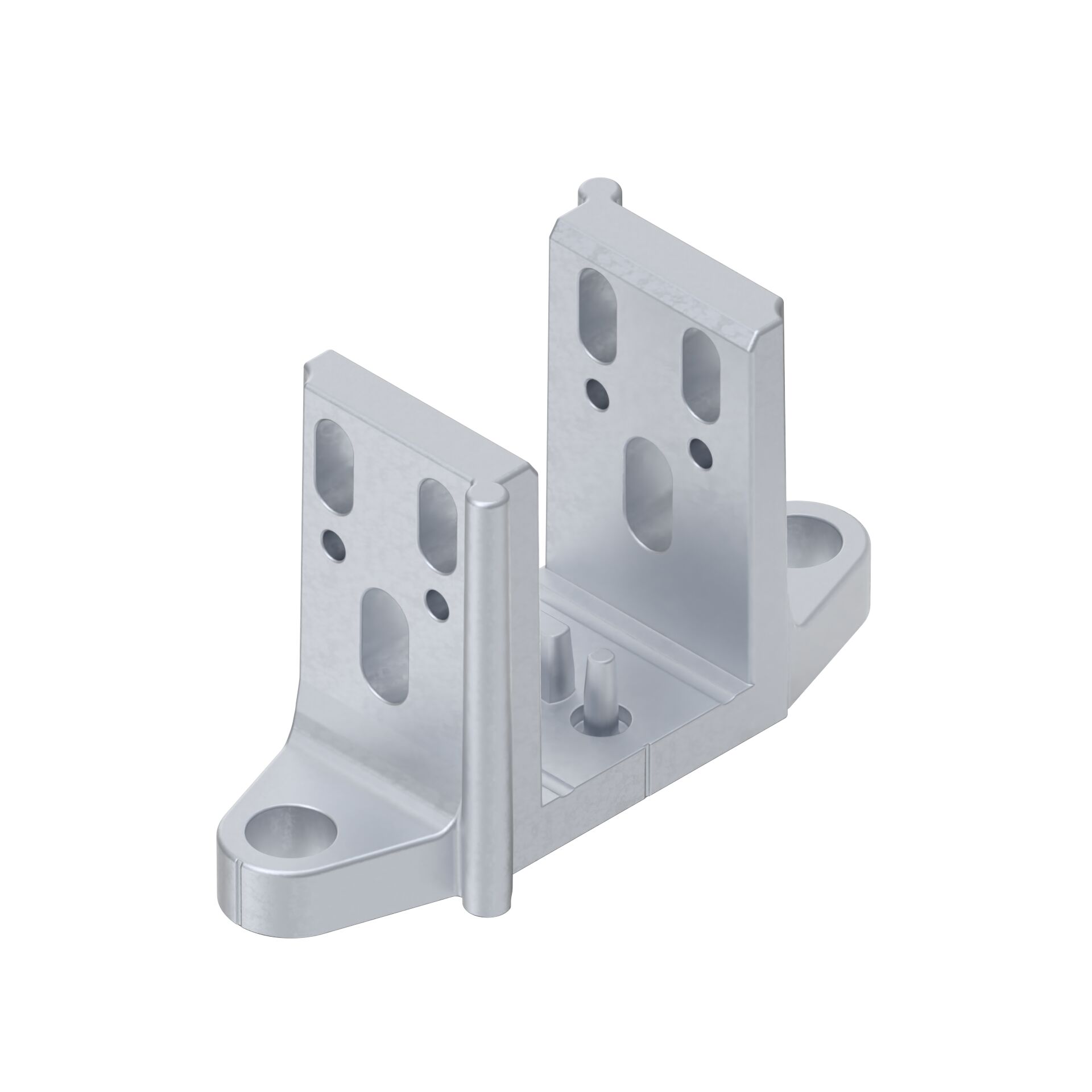 Fuß 45x45 für Rahmenprofile 22,5x45 und Aluminiumprofilen 45x45(L), Zinkdruckguss, Nut 10/8, ESD - Bosch Rexroth 3842564814